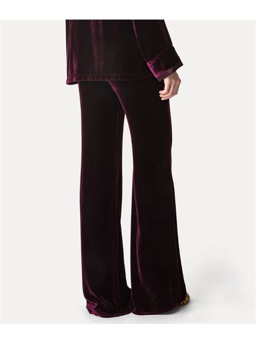 FLARED TROUSER FORTE_FORTE | 14344_my pantsF48M.4018 bordeaux